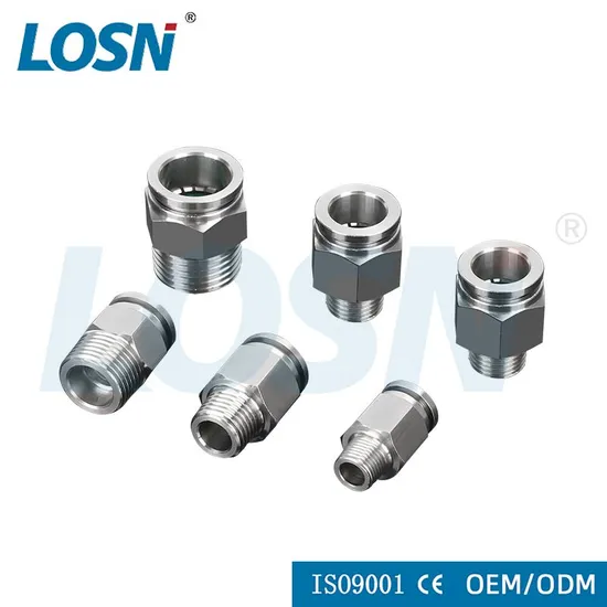 One Touch Stright Plastic Pneumatic Pipe Fitting