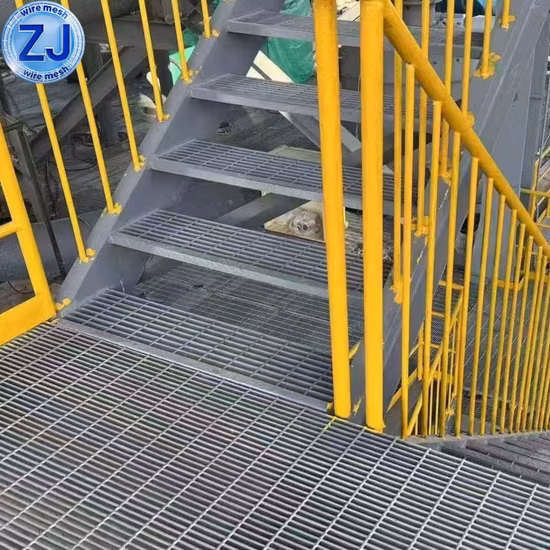 Grille de barre d'acier soudée dentelée galvanisée en aluminium d'acier inoxydable